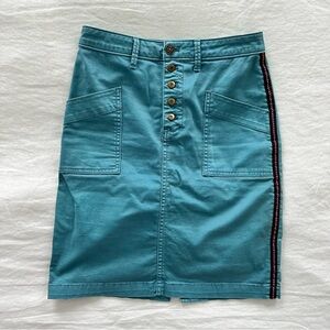 Pilcro and the Letterpress Chino Pencil Skirt